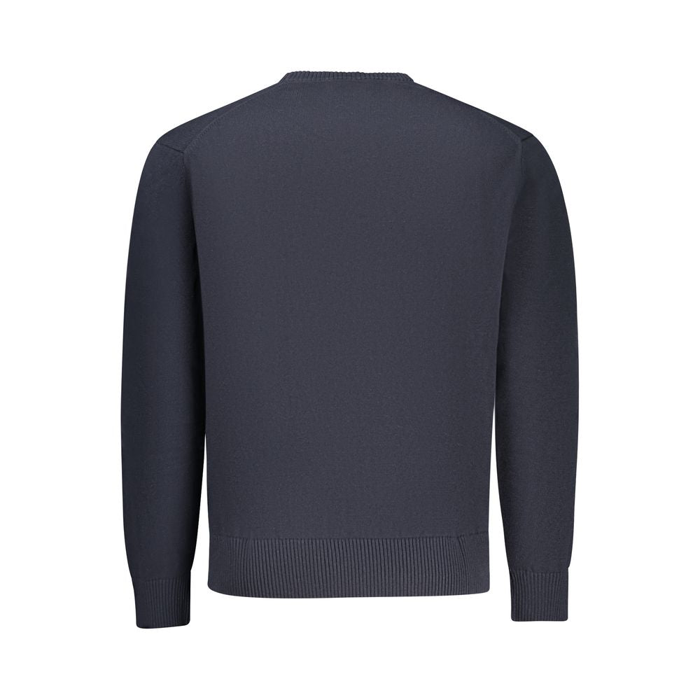 Blue Cotton Men's Sweater