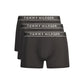 Black Cotton Men's Boxer Short