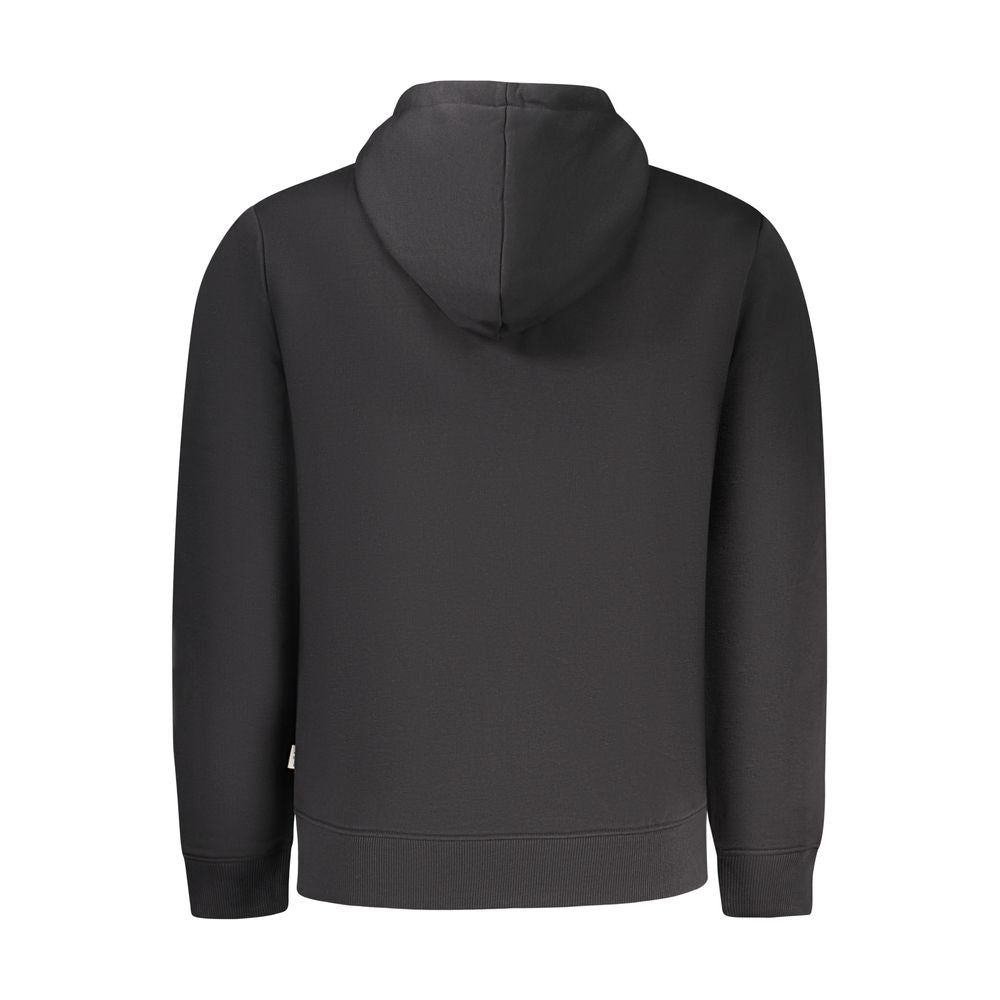 Black Cotton Men's Sweatshirt