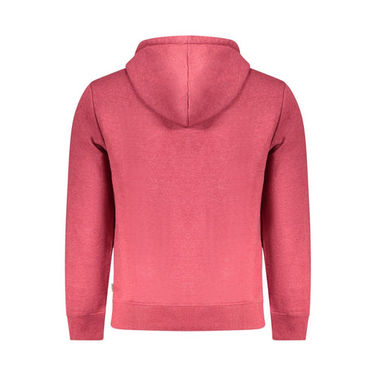 Red Polyester Men's Sweatshirt