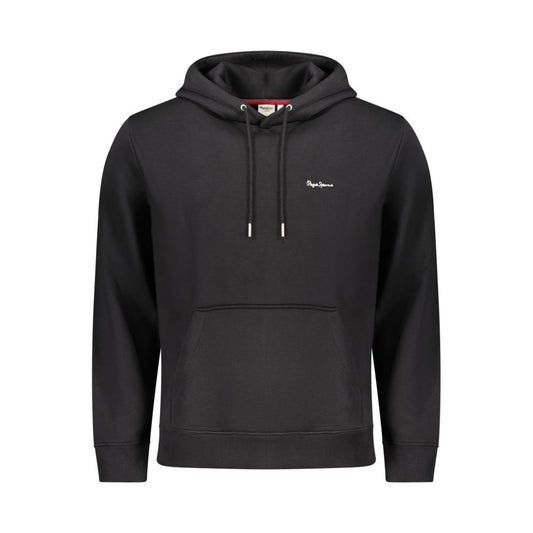 Black Polyester Men's Sweatshirt