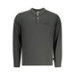 Black Cotton Men Polo Shirt
