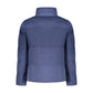 Blue Polyester Men's Jacket