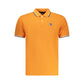 Arancione Cotton Men Polo