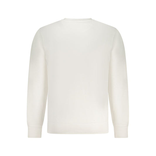 White Cotton Mens Sweatshirt