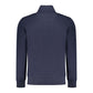 Blue Cotton Men Sweatshirt