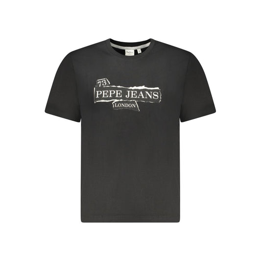 Black Cotton T-Shirt