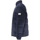 Blue Polyester Men's Jacket