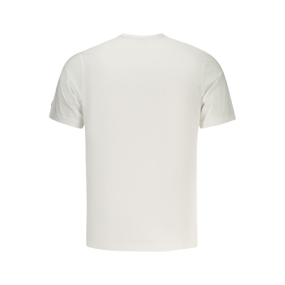 White Cotton Men T-Shirt