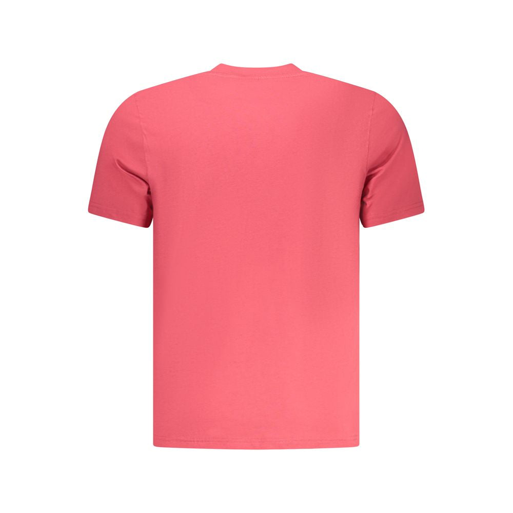 Red Cotton Men T-Shirt