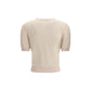 Beige Cashmere Cardigan