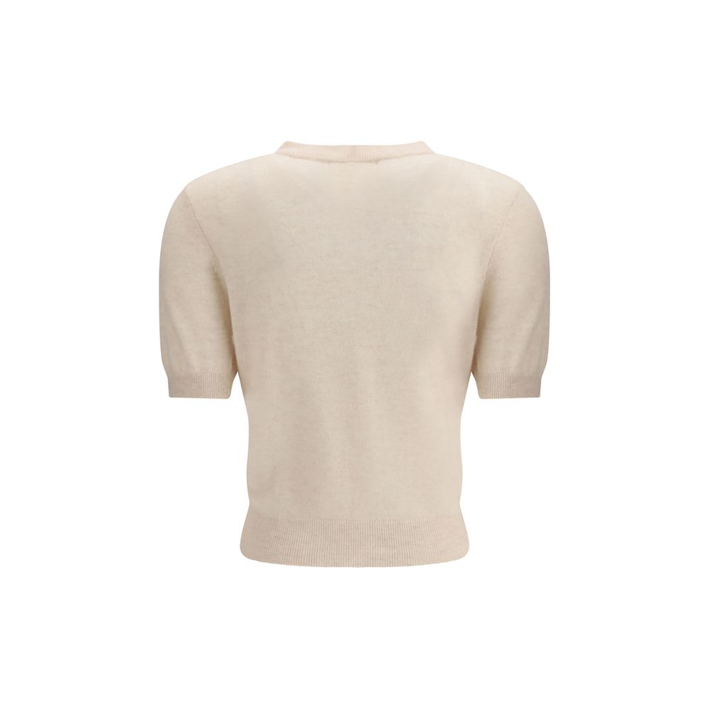 Beige Cashmere Cardigan