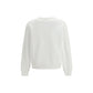 White Cotton Sweatshirt