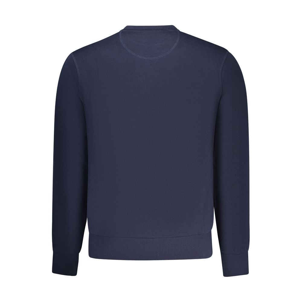 Blue Cotton Men's Sweatshirt