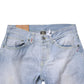 Light Blue Cotton Stretch Straight Denim Trouser Jeans