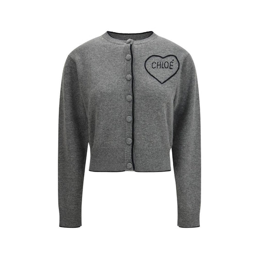 Gray Wool Cardigan