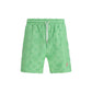 Bicolor Cotton Bermuda Shorts