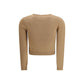 Brown Wool Sweatshirt