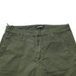 Dark Green Cotton Stretch Skinny Chino Trouser Pants