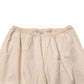 Beige Cotton High Waist Straight Chino Trouser Pants