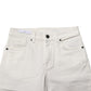 White Cotton Mid Waist Skinny Denim Trouser Jeans