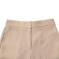 Beige High Waist Straight Chino Trouser Pants