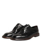 Black Calfskin Leather Oxford Dress Shoes