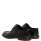 Black Calfskin Leather Oxford Dress Shoes