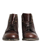Brown Lace Up Short Ankle Boots Men Shoes