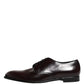 Black Lace Up Leather Dress Derby Men Shoes