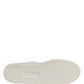 White Leather Sacred Heart Patch Sneakers Shoes