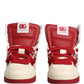 White Red Custom 2.Zero High Top Men Sneakers Shoes