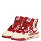 White Red Custom 2.Zero High Top Men Sneakers Shoes