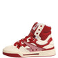 White Red Custom 2.Zero High Top Men Sneakers Shoes