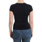 Black Elastane Top
