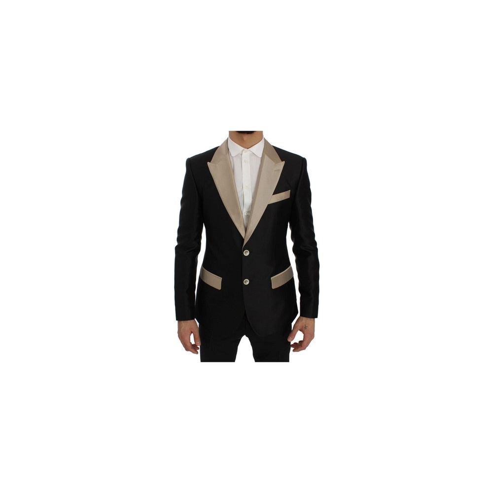Black Silk Blazer