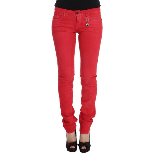 Multicolor Cotton Skinny Jeans