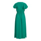 Bicolor Polyester Casual Dress