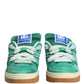 Green Suede New Roma Low Top Sneakers Shoes