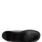Gray Fleece Lace Up Men Derby Dress Shoes
