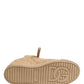 Shoes Beige Faux Shearling Low Top Sneakers
