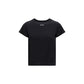 Black Cotton T-Shirt