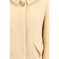 Cream Fleece Wool Coat