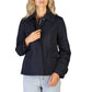 Blue Polyester Bomber