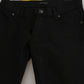Cotton Black Mid Waist Skinny Denim Jeans