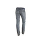 Gray Cotton Slim Fit Jeans