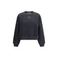 Black Cotton Sweatshirt