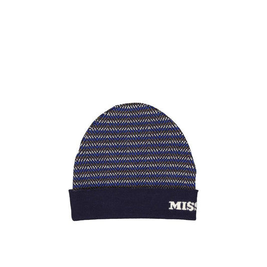 Blue Wool Beanie