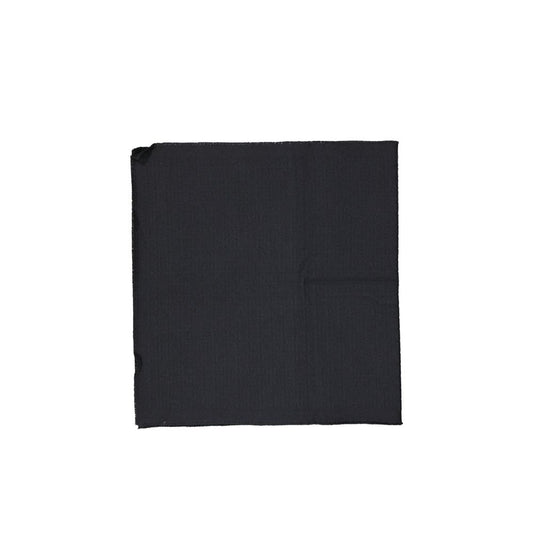 Black Virgin Wool Scarf