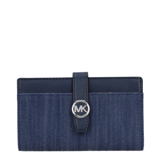 Blue Fabric Wallet